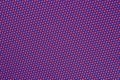 Blue nonwoven fabric on a red