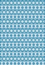 Blue Nordic Pattern