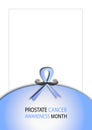 Blue november, prostate cancer awarenes month poster