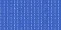 Blue numeral tech design backdrop. Abstract display digit pattern. Electronic Numbers Background. Cyberspace texture. Numeric Royalty Free Stock Photo