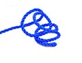 Blue nylon rope