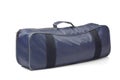Blue nylon zip bag