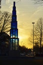 The Blue Obelisk in Theodor-Heuss Platz , Belrin