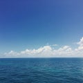 Blue Ocean Horizon Royalty Free Stock Photo