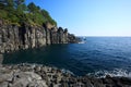 Blue Ocean,Jeju Volcanic Island Royalty Free Stock Photo