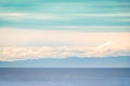 Blue Ocean sky seascape cloud for peacful cloud space background concept Royalty Free Stock Photo