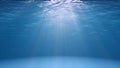 Blue ocean surface seen from underwater Royalty Free Stock Photo