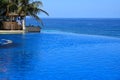 Blue Ocean With Swimming Pool of Luxury Hotel