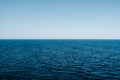 blue ocean view background with sky