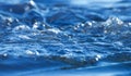 Blue, ocean water surface background. texture. Royalty Free Stock Photo