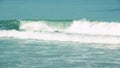 Blue Ocean Waves In Slow Motion