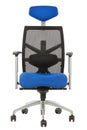 Blue office chair Royalty Free Stock Photo