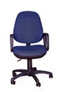 Blue office chair Royalty Free Stock Photo