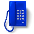 Blue office phone