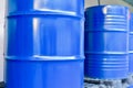 Blue Oil Barrels or Steel Chemical Drums