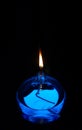 Blue Oil Candle