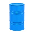 Blue Oil Drum Isolated Royalty Free Stock Photo