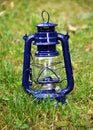 Blue oil lamp Royalty Free Stock Photo