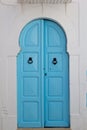 Blue old door