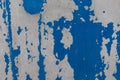 Blue old painted wall texture background Royalty Free Stock Photo