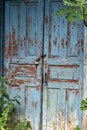 Elements of the texture of the walls of old houses of a farmer of the last century on a ranch in nature on a sunny day.