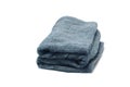 Blue one towel on a white background Royalty Free Stock Photo