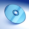 Blue optical disk Royalty Free Stock Photo