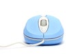 Blue Optical Mouse Royalty Free Stock Photo