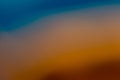 Blue, orange and brown smooth and blurred wallpaper / Background