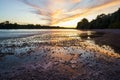 Evening Sky and River Landscape Royalty Free Stock Photo