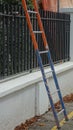 Blue and Orange Ladder