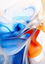 The Blue Orange Liquid Glass Vase: A Stunning, Swirly Body of Wa