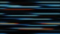 Blue And Orange Pale Abstract Lighting Glow Futuristic Halftone Dotted Straight Lines Pattern