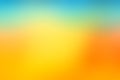 Blue orange and yellow background with soft smooth texture blur, vibrant bright fun colors, cheery sunshine concept, good morning