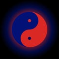 Yin and Yang symbol of harmony and balance Royalty Free Stock Photo