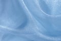 Blue organza fabric texture background Royalty Free Stock Photo