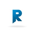 Letter R logo Royalty Free Stock Photo
