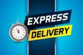 Express delivery word concept vector illustration