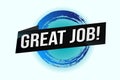 Great job word concept vector illustration Royalty Free Stock Photo