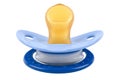 Blue pacifier Royalty Free Stock Photo