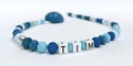 A blue pacifier chain for boys with name Tim Royalty Free Stock Photo