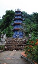 Blue Pagoda on Marble Mountain Royalty Free Stock Photo