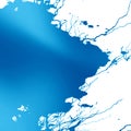 Blue paint Royalty Free Stock Photo