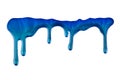 Blue paint blots