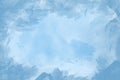 Blue paint frame background Royalty Free Stock Photo