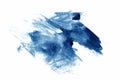 Blue paint smear