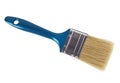 Blue paintbrush isolated on a white background Royalty Free Stock Photo