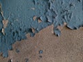 blue painted background texture of old chipped plaster on the concrete wall Royalty Free Stock Photo