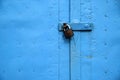 Image of an old rusty locker. Royalty Free Stock Photo