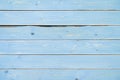 Blue painted vintage wooden planks table background